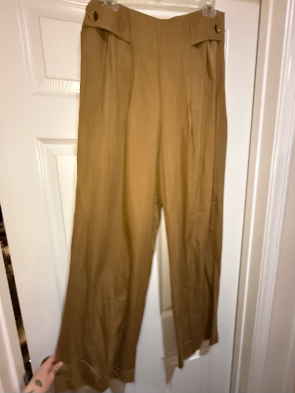 Women’s Banana Republic Wide Leg Dress Pants- High Waisted Camel